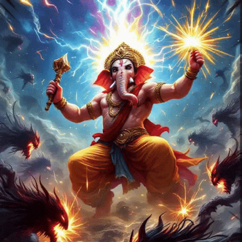 goodvibewishes giphycreatortest indianfestival ganeshchaturthi festiveseason GIF