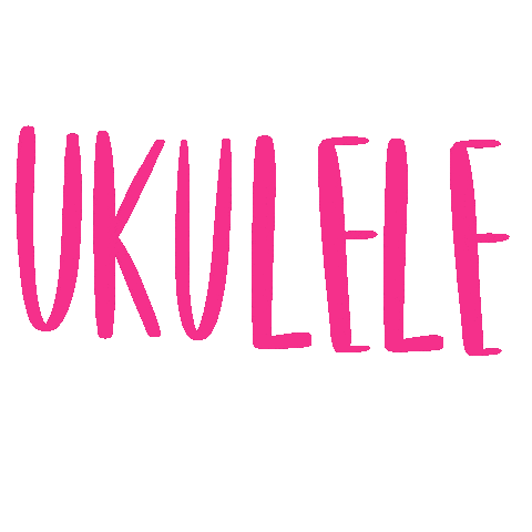 Ukulele Colorfully Sticker