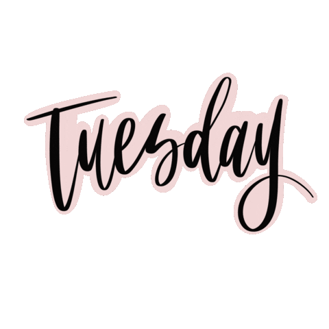 Tuesday Sticker by villabeautifful