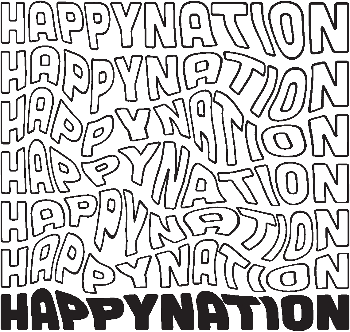 The Happy Crew Sticker by happy nation