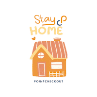 Stay Home Sticker by Pointcheckout