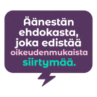 Sticker by Oikeudenmukainen siirtymä nyt!