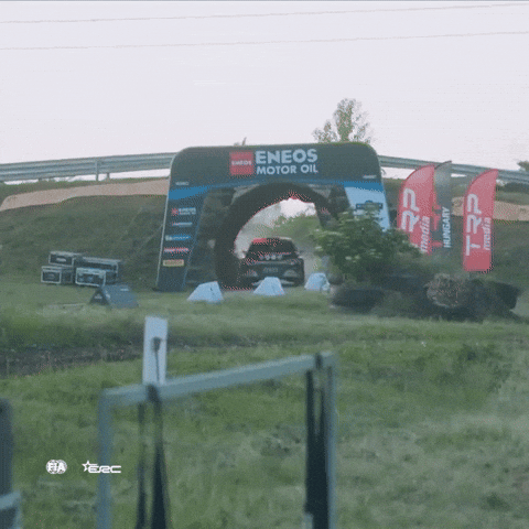 Overtaking Rally Cars GIF by FIA European Rally Championship