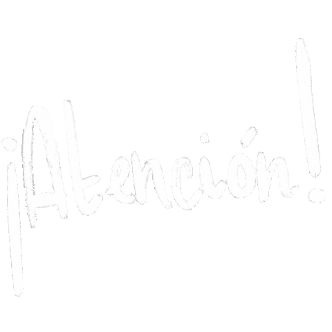 Attention Handwriting Sticker