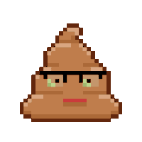 Art Shitting Sticker by Poopies.io