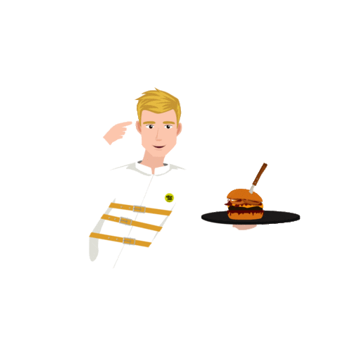 burger camarero Sticker by GRILLAERA