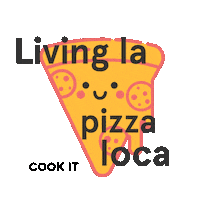 Good Food Pizza Sticker by Cook it