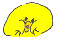 pochimin02 massage chick ひよこ piyotaso Sticker