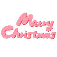 Christmas Typography Sticker