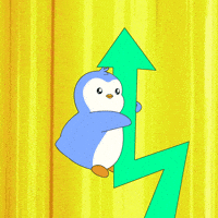 To The Moon Crypto GIF by Pudgy Penguins