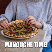 Baladimanouche lebanesefood manakish manouche manoushe GIF