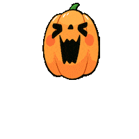 Crissu_art halloween halloween pumpkin cute pumpkin crissu Sticker