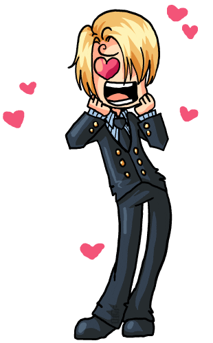 One Piece Love Sticker