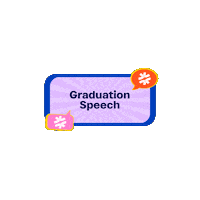 Graduation Speech Sticker by Bayswater