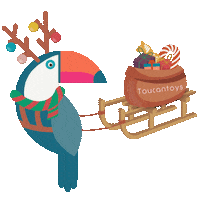 Toucantoys christmas laugh xmas play Sticker