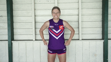 Fist Hyde GIF by Fremantle Dockers