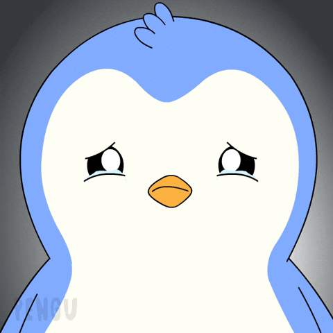 Sad Oh No GIF by Pudgy Penguins