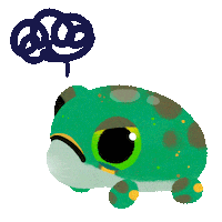 Frog What Sticker by pikaole