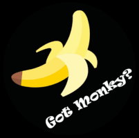 banana monkywear GIF