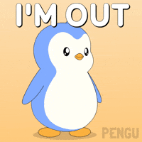 Awkward Run GIF by Pudgy Penguins