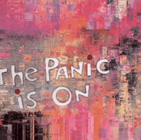 michaelpaulukonis panic grunge glitchaesthetic text based art GIF