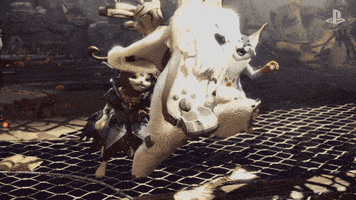 Happy Monster Hunter GIF by PlayStation