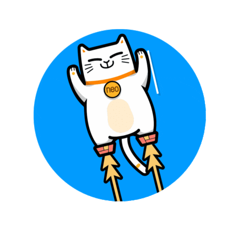 Cat Jenius Sticker by Bank Neo Commerce