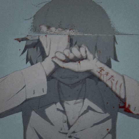 Anime-Addict- giphygifmaker anime sad depressed anime boy GIF