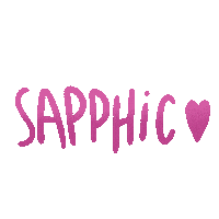 Lesbian Pride Sapph Sticker