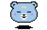 Pixel Moon Sticker