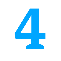 Number 4 Sticker by Deutsche Welle
