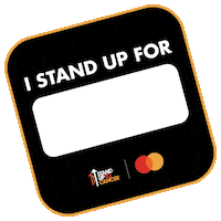 Placard Standuptocancer Sticker by Mastercard