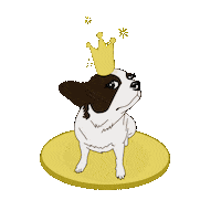 Dog Queen Sticker