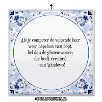 Computer Humor Sticker by Tegelspreuken.nl