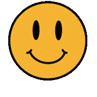 Ilustrapi smile yellow artista Ilustração Sticker