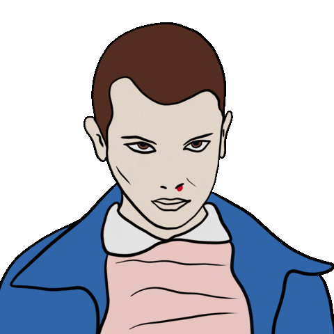 Stranger Things Super Powers Sticker by Morning Moon