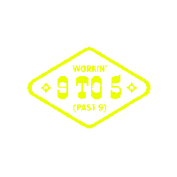 Working Dolly Parton Sticker by Rock On Ruby