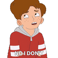 Ben No I Dont Sticker by NETFLIX