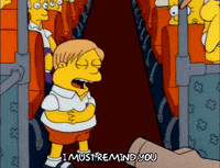 Speaking Season 3 GIF by The Simpsons