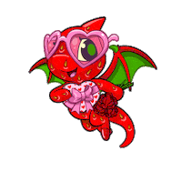 Flying Valentines Day Sticker by Neopets