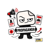 Mass Media Fake News Sticker by ZTIKIX