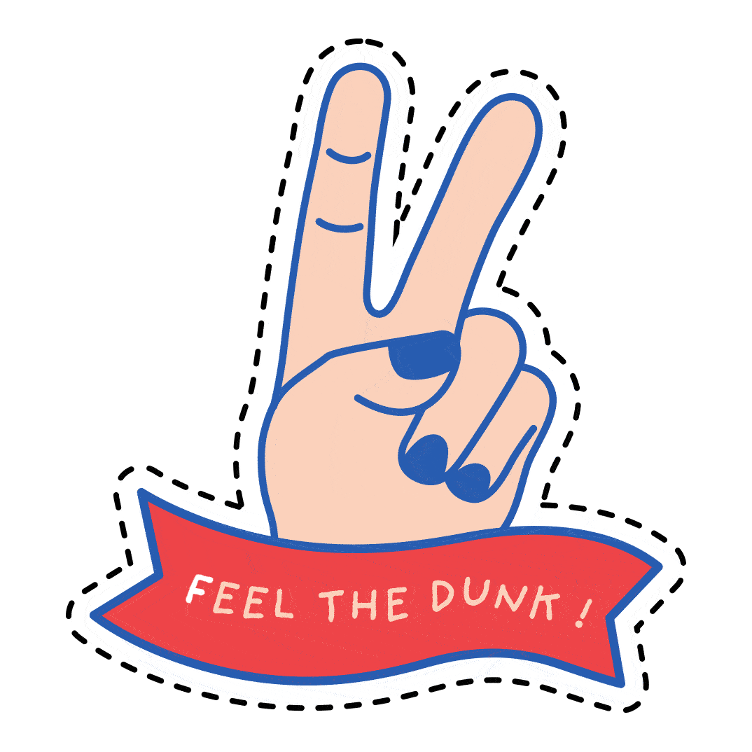 agenceDUNK dunk feel agencedunk Sticker