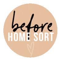 Homesort home clean before before and after Sticker