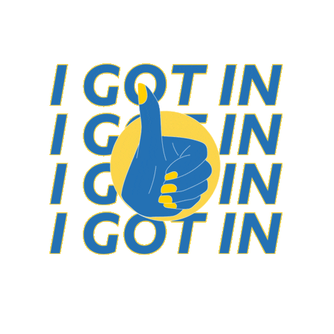 I Got In College Sticker by UCLA