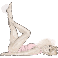 ArtByLRM illustration stretch lrm leglift Sticker