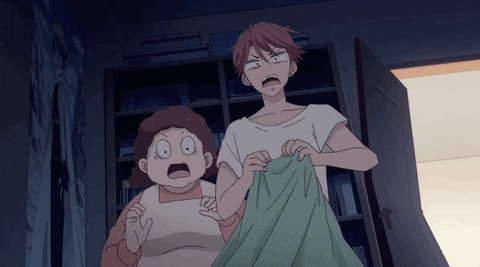 Scared Wake Up GIF by All The Anime — Anime Limited