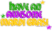 Mardi Gras Sticker
