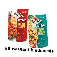 KataOma oma telurgabus kataoma rasaotentikindonesia Sticker