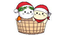 Happy Christmas Sticker by Sappy Seals