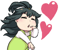 Heart Kiss Sticker by Jin